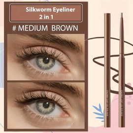 Eyeliner Pencils,Gel Eyeliner Pencil,Waterproof Matte Eye/liner Pencil,All Day Long-Lasting Eye Liners,Long-Lasting Gel Formula,Smudge-Proof,Quick-Dry,Eyelin-er for Women,Smooth & Natural,Dark Brown