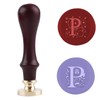iTERYOU 2Pcs Letter P Wax Seal Stamp With Gift Box,