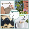 6 Pieces of S-Shaped Hooks, Metal Hooks, Coat Hooks, Kitchen
