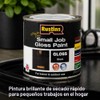 Rustins - Pintura de secado rápido, color negro brillante, 8.5