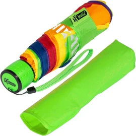 iX-Brella Mini Children's Umbrella, Safety Reflex, Extra Light, rainbow