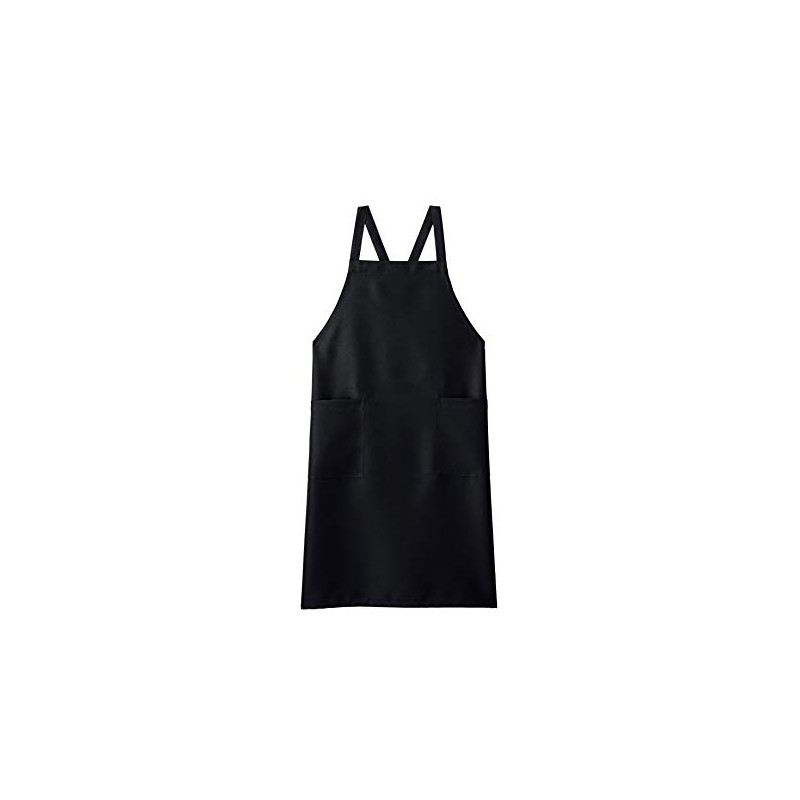 Bonmax FK7168 Bib Apron, One Size Fits All, 16 black