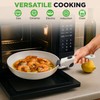 NutriChef 18-Piece Ceramic Cookware Set with Detachable Handles, Non Stick