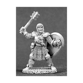 Reaper Miniatures Garret, Adventuring Cleric #03227 Dark Heaven Unpainted Metal