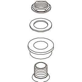 KOHLER 18774 Genuine Part 3/4" Urinal Spud Assembly