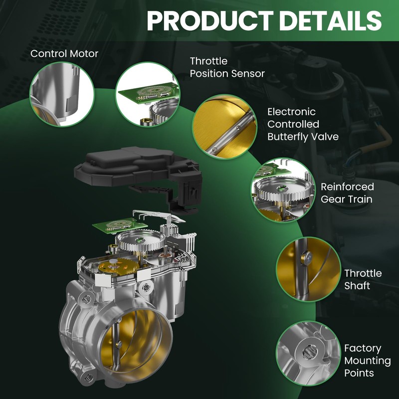 MOCA S20431 Throttle Body Compatible with 2014-2018 for Subaru Forester