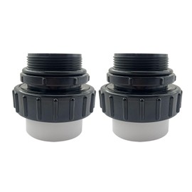HJSIUTV 21063-200-000 2" MIP x 2" PVC Hi Temp Union Compatible with Pentair Whisperflo and Intelliflo Swimming Pool and Spa Pumps High Temperature Unions (2 pack)