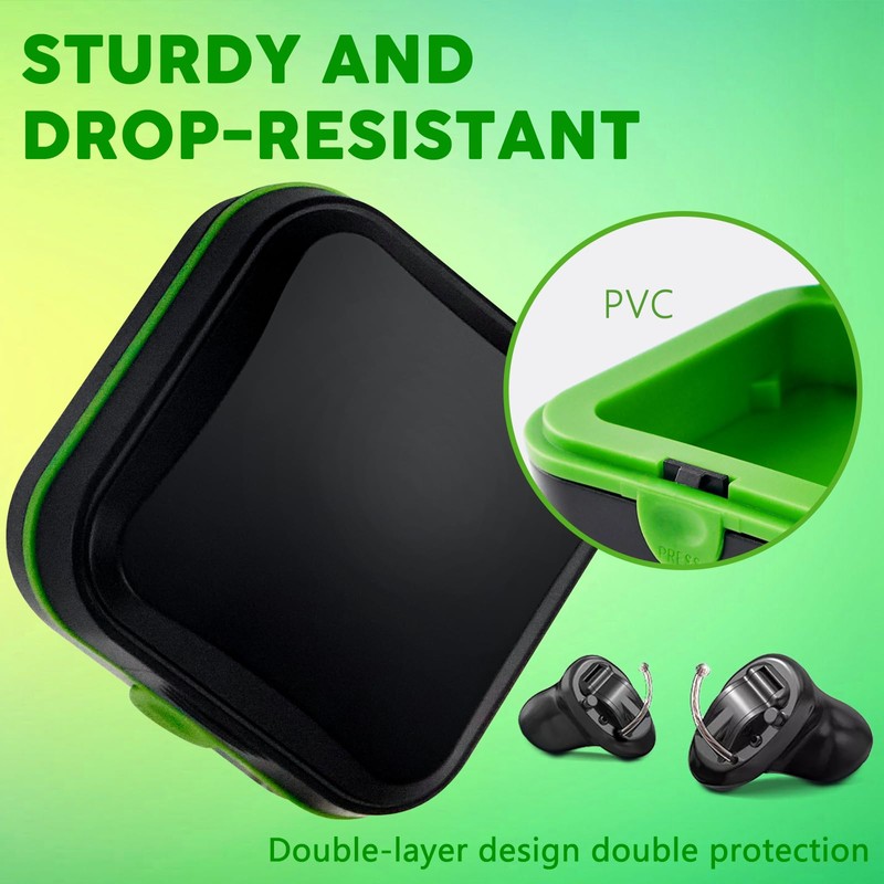 Chazcool Hearing Aid Case, Hearing Aid Containe, Hearing Aid Case