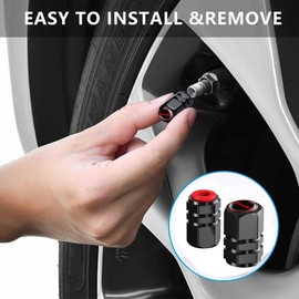 1500 Tire Valve Stem Caps Auto Accessories 4-Pack,Aluminum 1500 Tire Valve Cap Set, Corrosion Resistant, Universal 1500 Stem Covers for Owners