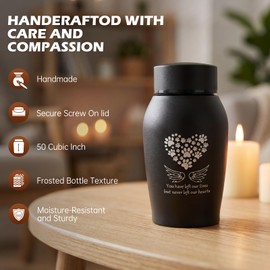 Cremation Urns for Human Ashes Adult for Woman Men with Wings of Angel, Large Stainless Steel Silver Urn for Ashes up to 120 lbs Decorative Memorial Funeral Burial Urn for Ashes Male Female Dad Mom