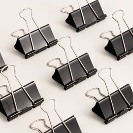 Delhi Deli high-quality metal multipurpose office double clip tongs 51mm / 델리 고급 메탈 다용도 사무용 더블클립 집게 51mm