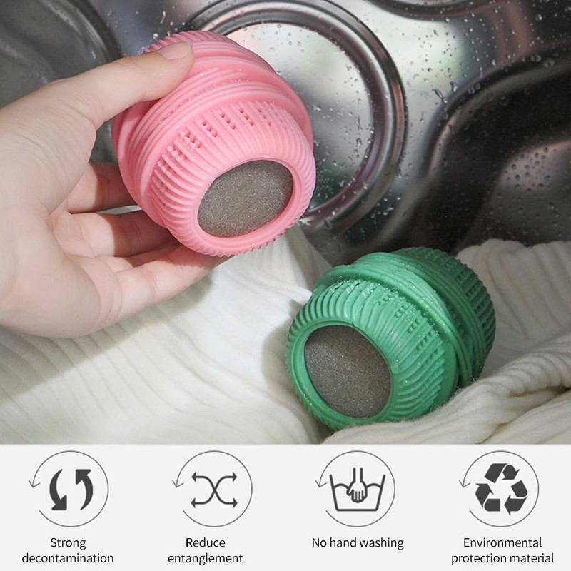 3pcs/Set Washing Machine Laundry Ball, Fabric Softener Dispenser, Reusable Laundry