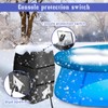 Tiscover Hot Tub Insulated Spa Heater Pump Cover for Winter