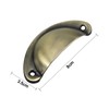 10 Pack Drawer Handles, Chrome Cabinet Handles, Iron Shell Pull