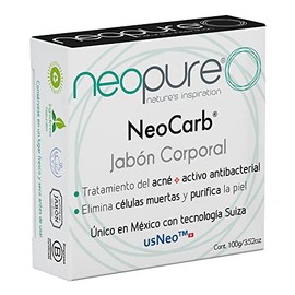 Jabón neopure Carbón Activado  usNeo Barra 100 G                                                                                                      