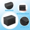 PATIKIL Black Cardboard Raffle Box, 2 Pcs 6.5 x 4.5