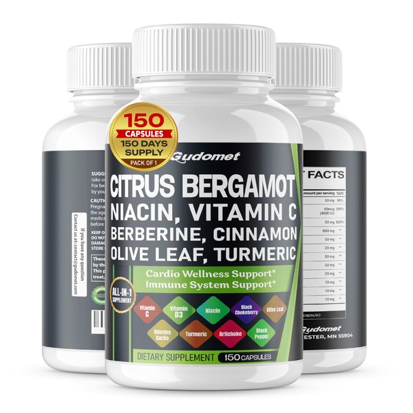 Citrus Bergamot Berberine Odorless Garlic Olive Leaf Cinnamon Black Chokeberry