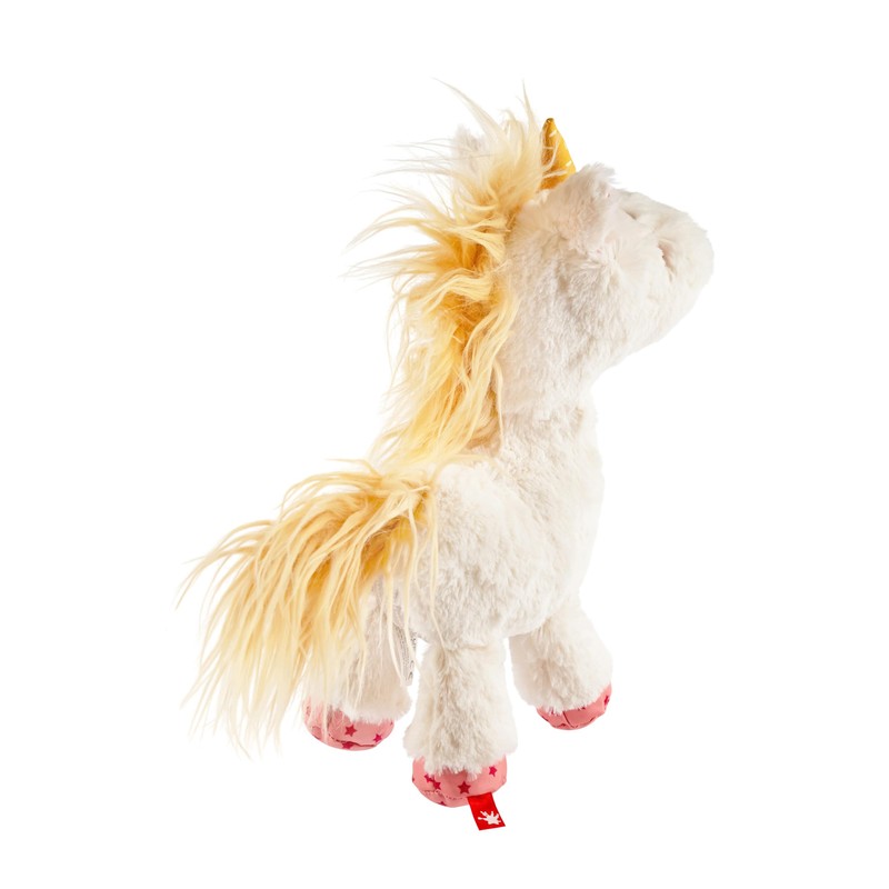 sigikid 43272 Unicorn Patchwork Sweety, Plush, Cuddly Toy, Cuddly Soft,