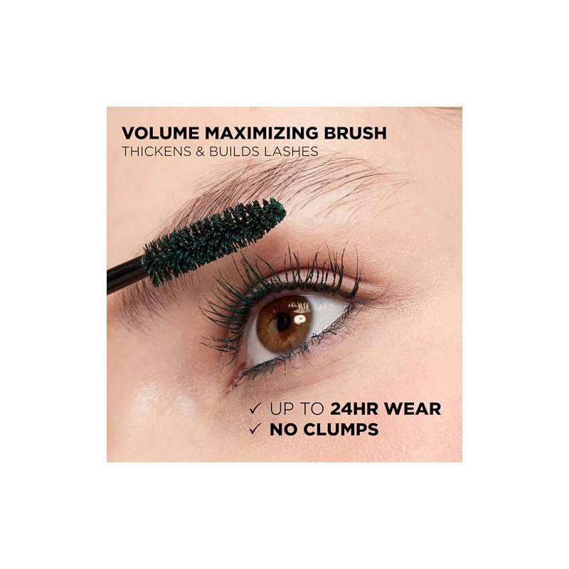 LOreal Paris Maquillaje Voluminous Original Lavable, Máscara de ojos atrevidos,