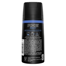 AXE Bodyspray Anarchy for Him 4 oz (Pack of 4)