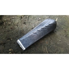 1844 Helko Werk Germany Handforged German Twisted Steel Splitting Wedge - 4.5 lbs Log Splitter Wedge for Splitting Firewood - Firewood Splitter Wood Splitter Tool (Splitting Wedge) #13421