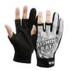 HASAKI Guantes de Pesca Profesional, Guantes de Tres dedoselásticos y