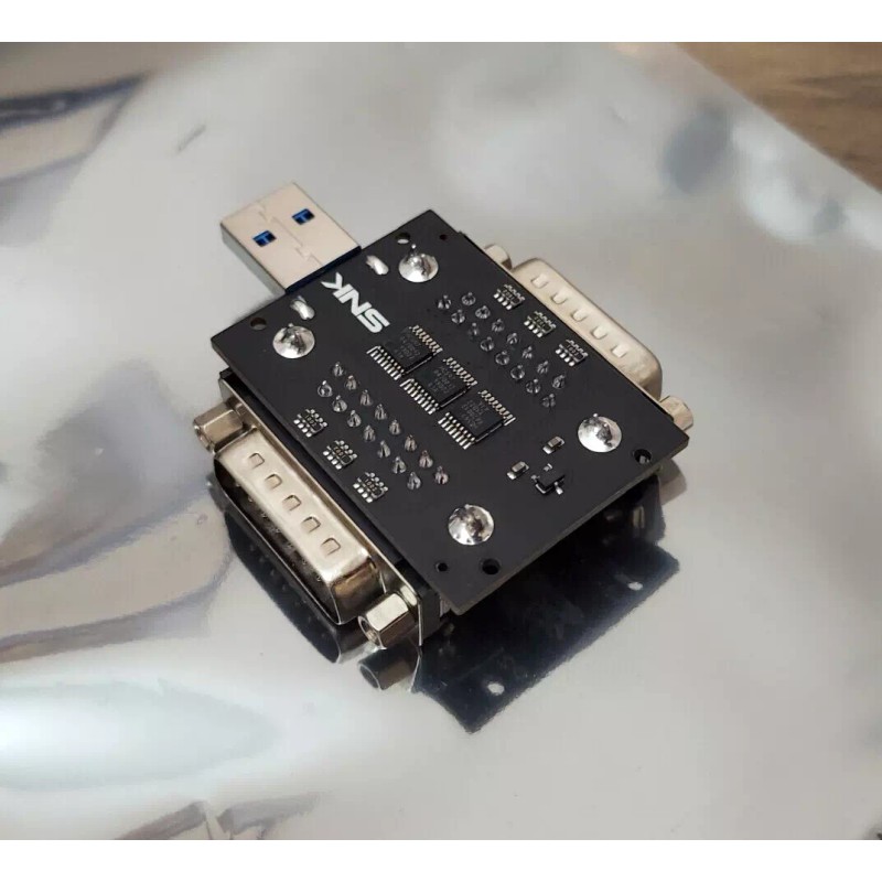 MiSTer FPGA SNAC NeoGeo & DB15 Arcade Stick Controller Adapter