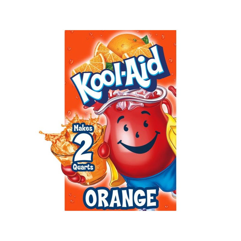 Kool-Aid Unsweetened Caffeine Free Orange Zero Calories Powdered Drink Mix