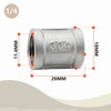 Bwintech 3 Pcs 1/4" Female to 1/4" Female BSP Thread