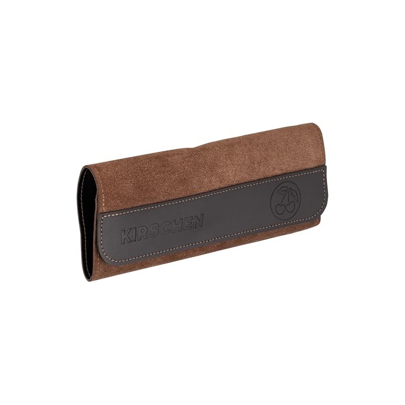 Kirschen 3823001 3-piece drawing blade set, brown, with leather bag,