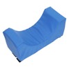 Head Positioner Pillow Blue PU Leather Breathable Comfortable Neck Support