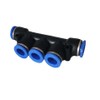 IQS Pneumatic Multiple Compressed Air Connector T-Multiple Distributor with 5