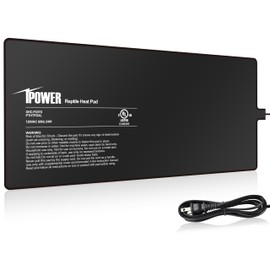 iPower Reptile Heating Pad, Under Tank Heater, Waterproof Terrarium Heat Mat 8X18 Inch, for Turtle, Lizard, Frog, Snake and Other Reptiles