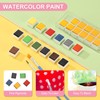 PATIKIL 12Pcs Watercolor Paint Refill, 4g Solid State Watercolor Paint