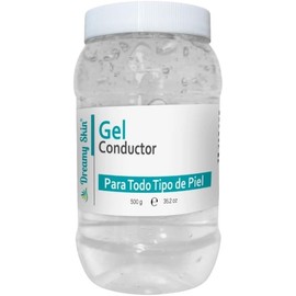 Gel conductor corporal y facial de 500 gr para Spa Dreamy Skin, con colágeno y elastina de alta viscosidad, apto para cualquier aparatología cosmética.