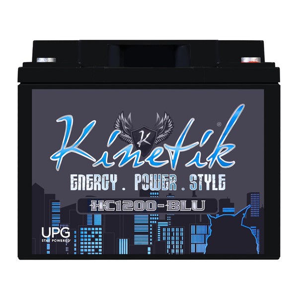 Kinetik HC1200-BLU 12V 1200 Watt Battery for SoundStream P1.1200D