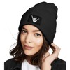 Ztuhjvy Skull Beanie Skeleton Finger Beanie Black Beanie Fisherman Beanie