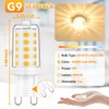 MAXvolador G9 LED Bulb Dimmable, Soft White 3000K, 40W T4