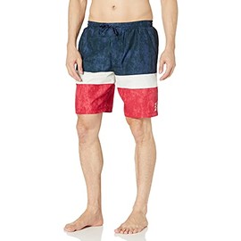 TYR Shoreline Swell - Bañador para Hombre, Shoreline Swell - Bañador para Hombre, Rojo, Blanco, Azul, XX-Large
