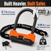 Combination Bike U Lock and Chain Set for Bikes, E-Bikes