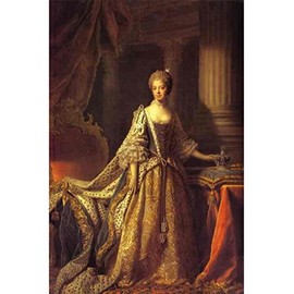 Portrait of Queen Charlotte by Allan Ramsay