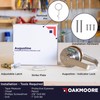 OAKMOORE Commercial Bathroom Door Handle with Indicator Lock | Privacy