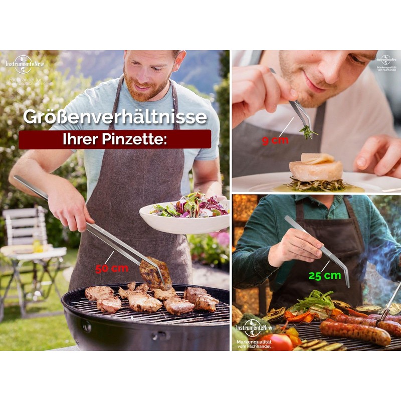 Premium Kitchen Tweezers | Barbecue Tweezers | Cooking Tweezers |