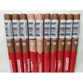 L'OREAL Paris Lot Of 10-L'Oreal Paris Infallible Matte Lip Crayon #506 -Caramel Rebel..