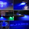 UWDESY 2Pcs 27 LEDs Blue Marine Boat Lights,IP68 Waterproof Underwater