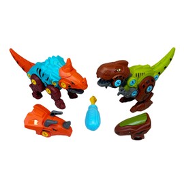 Channie's Take Apart Dinosaur Stem Toys for Kids, Build A Dinosaur Drill Kit, Educational Assembly Toy for Kids, Mystery Set