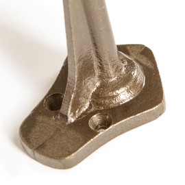Hammer and Tongs - Flat Top Larder Hook - W40mm x H70mm - Brass