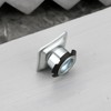 EMSea 8-Piece Square Tube Insert Metal Thread Insert with Star