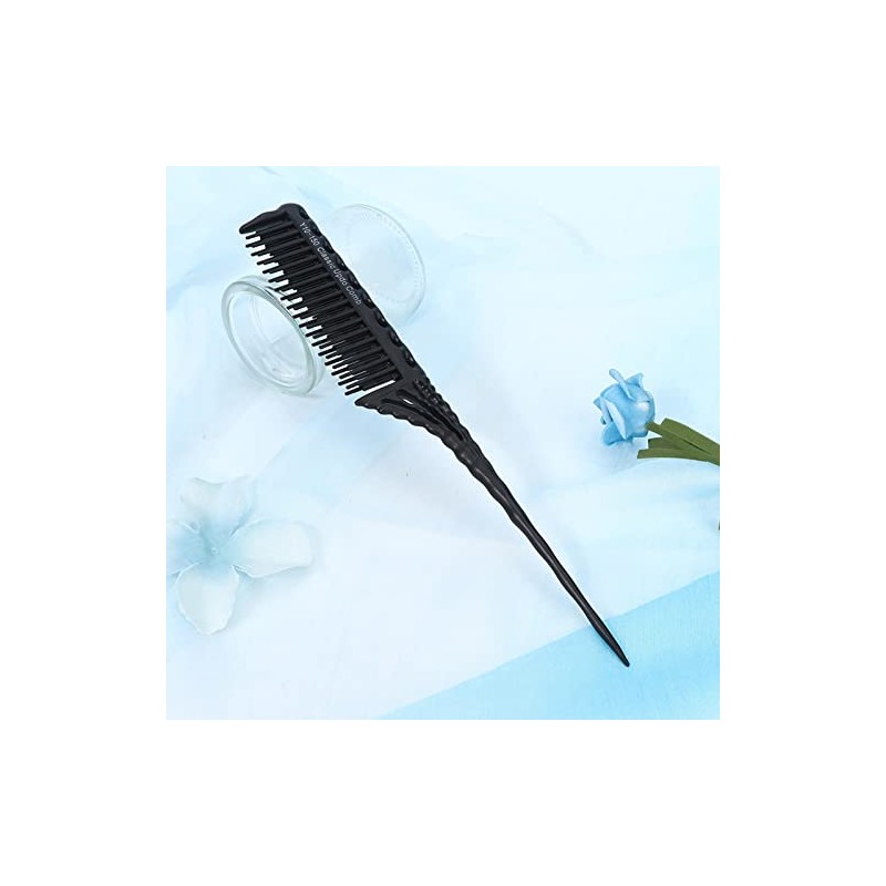Teasing Comb, 3 Rows Tooth Tail Comb for Volume and