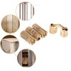 4pcs/Pack Brass Hidden Concealed Hinge Invisible Barrel Hinge for DIY